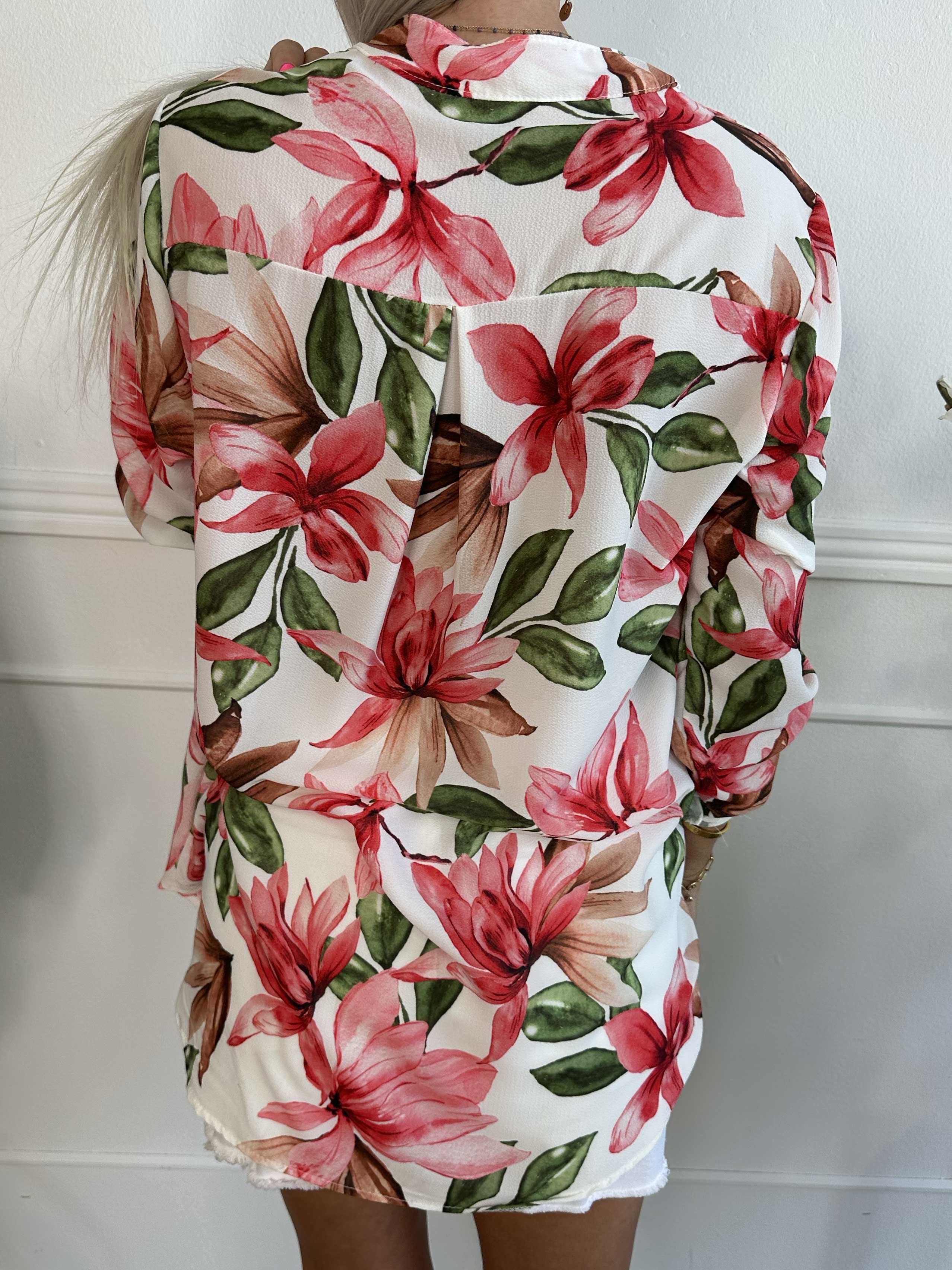 Vanesa Flower - Lätt och luftig tunika med blommönster